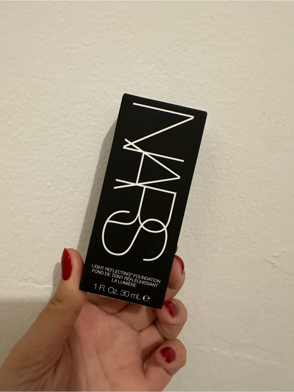 NARS Light Reflecting Foundation in Black Packaging